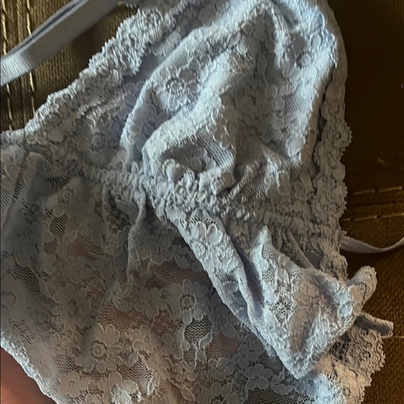 Aerie show off vintage lace tie front bra top - Picture 8 of 12